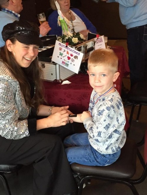 Glittertattoos - maatwerk